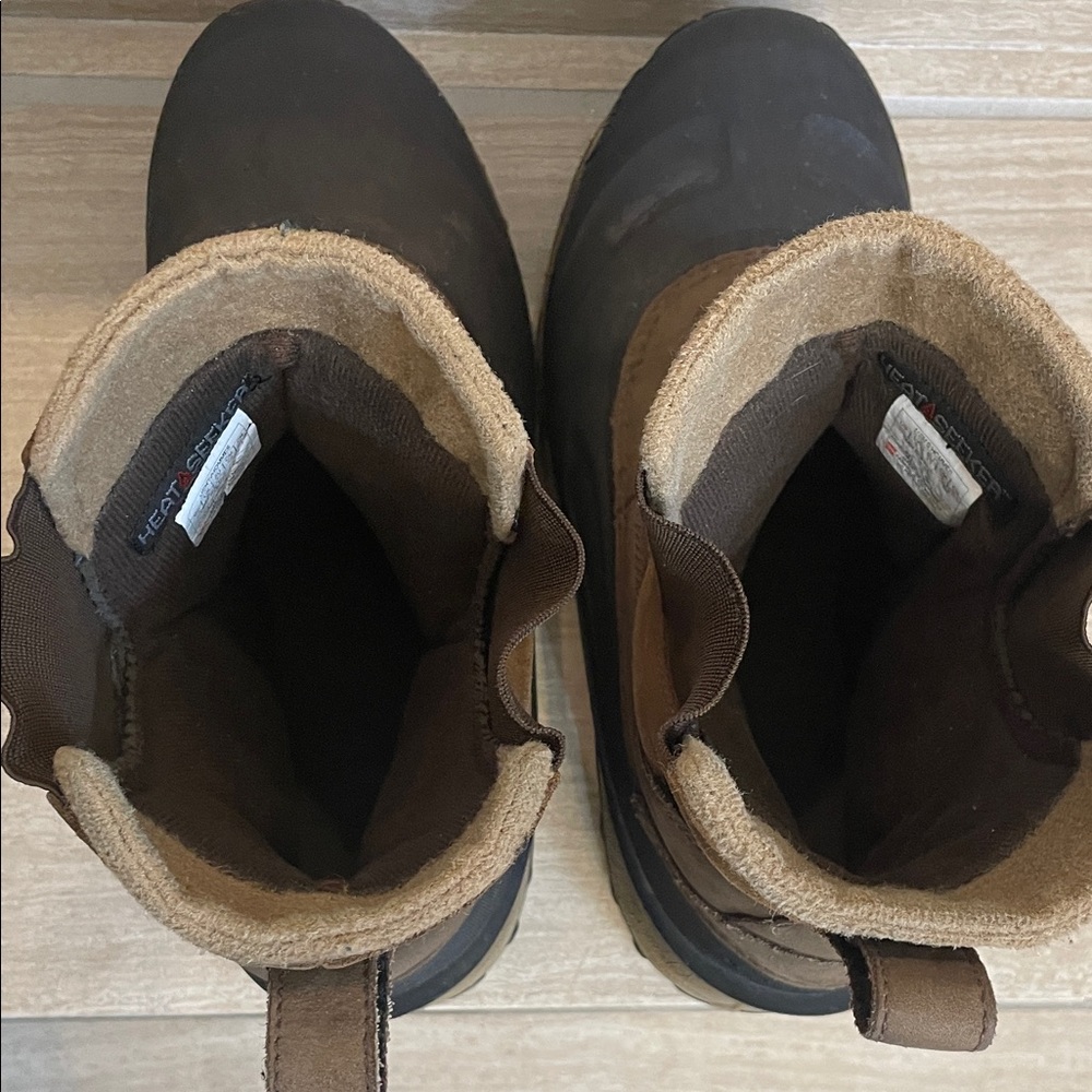 The North Face UGC Men’s Sz 10 Tan and Black Outdoor Waterproof Boots - Picture 5 of 10